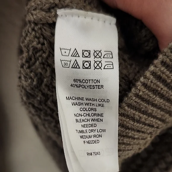 Jones New York Brown Crew Neck Sweater - Picture 9 of 10